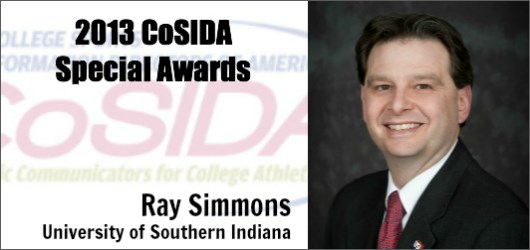 Special Awards Salute: Southern Indiana's Ray Simmons, CoSIDA 25-Year Award recipient